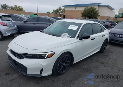 2025 Honda Civic Sport z USA, uszkodzony, nr VIN 2HGFE2F55SH502190